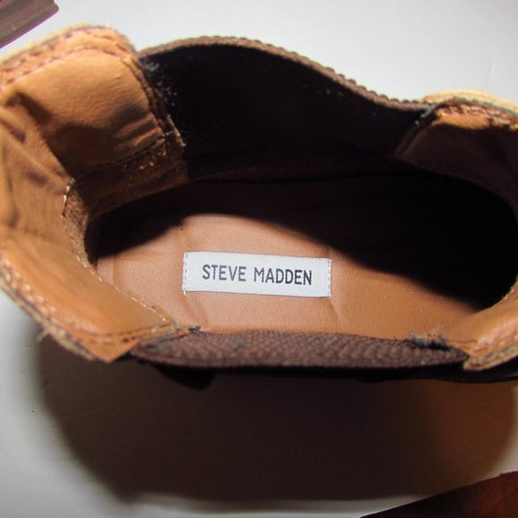 Steve Madden Men's Leather Ankle Boots - Picture 7 of 10